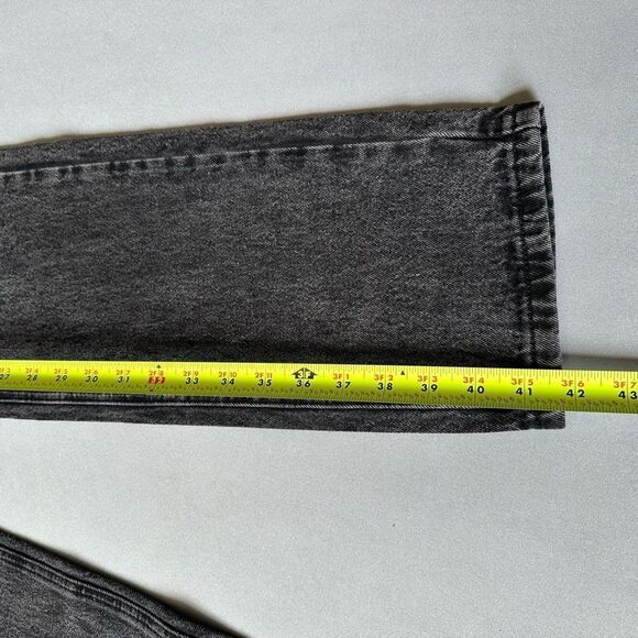 5 for $40 NWT Lets Adventure Denim Jeans Pants Women Size 25 Black - Picture 4 of 11
